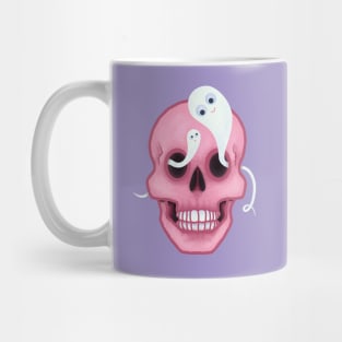 Pastel Goth Funny Skull Mug